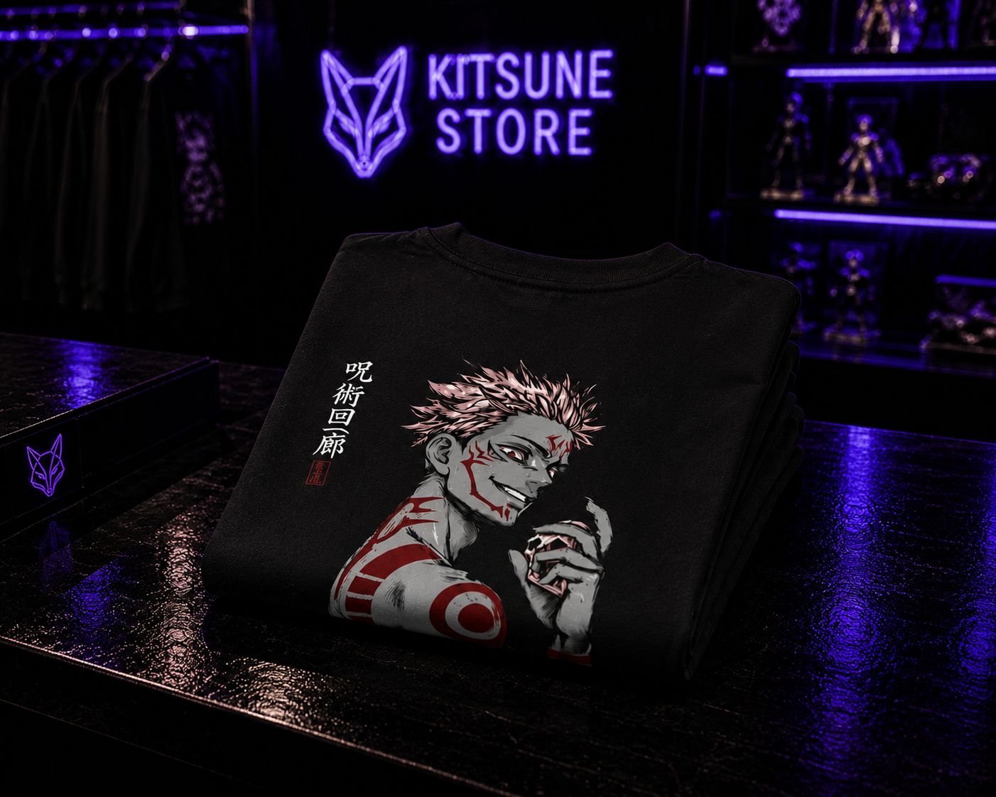 Cursed Sorcerer Graphic Long Sleeve Tee